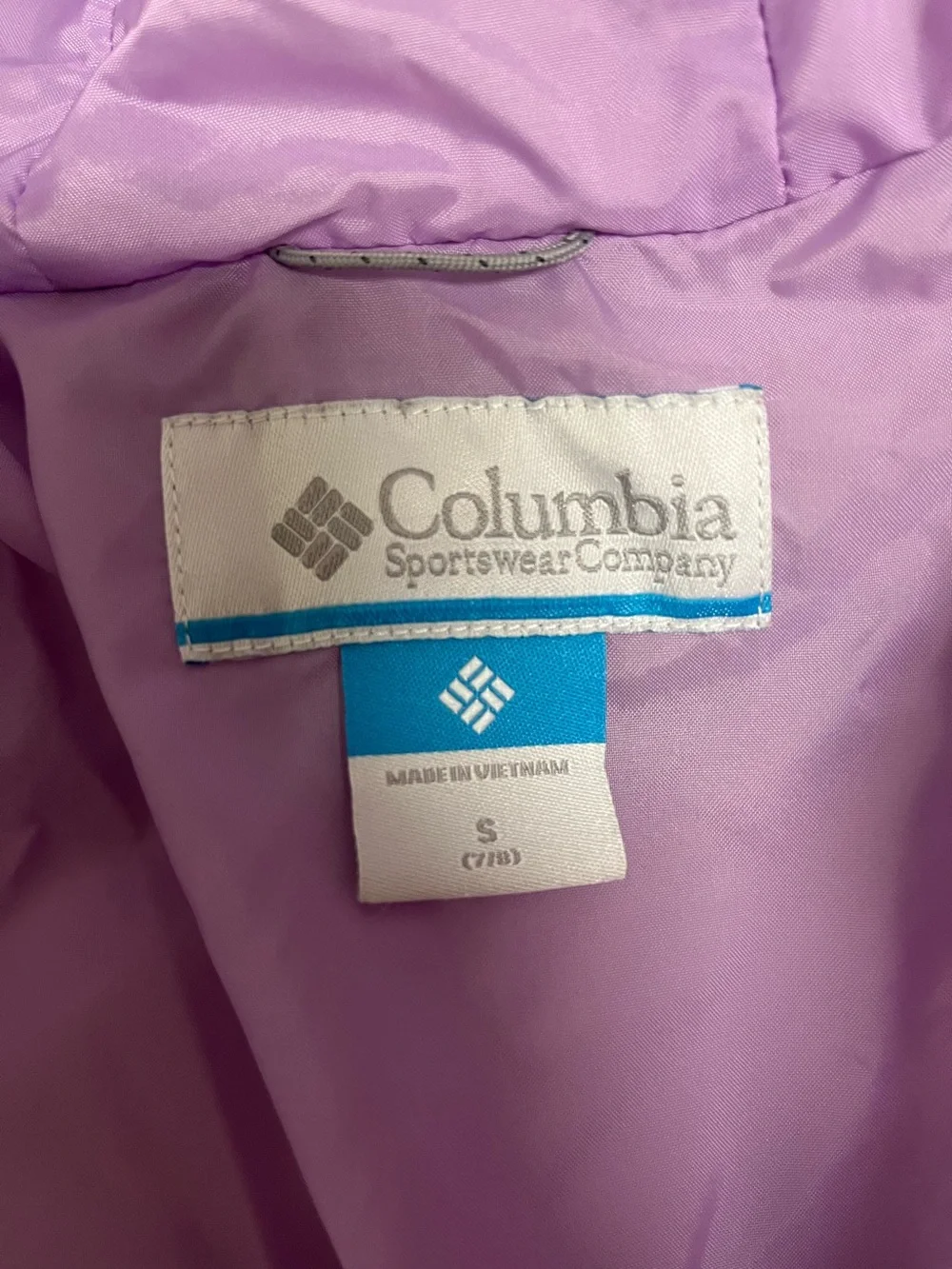 Columbia puffer winter coat